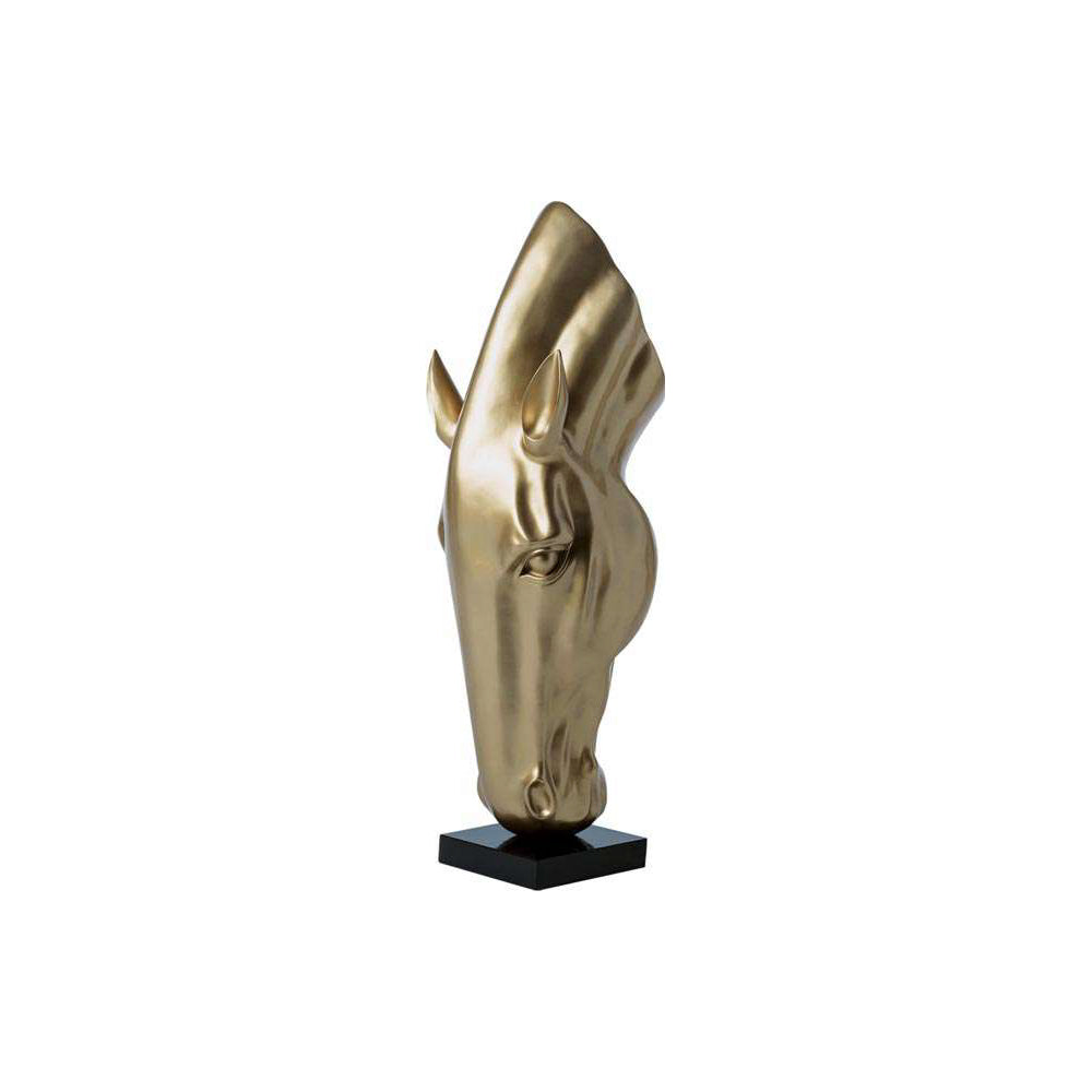 Ambienti Glamour Scultura Medium Light Gold Horse
