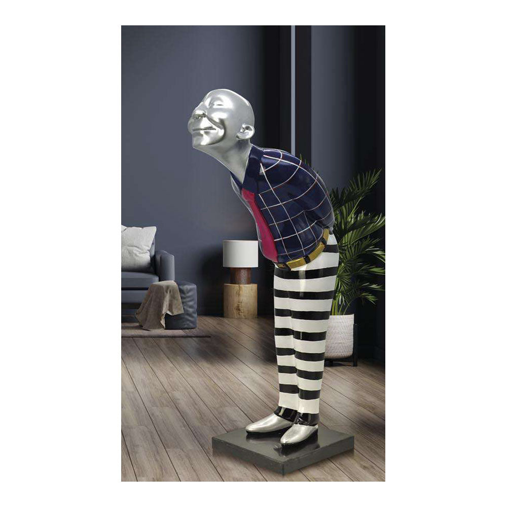 Ambienti Glamour Scultura Welcome Blu Man
