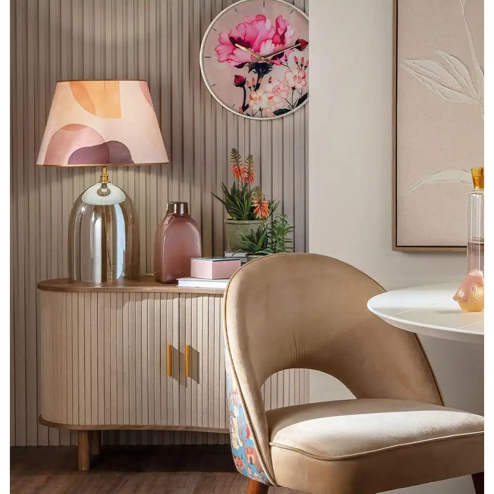 Base Lampada da Tavolo Vetro Ambra Design Moderno | L'Oca Nera