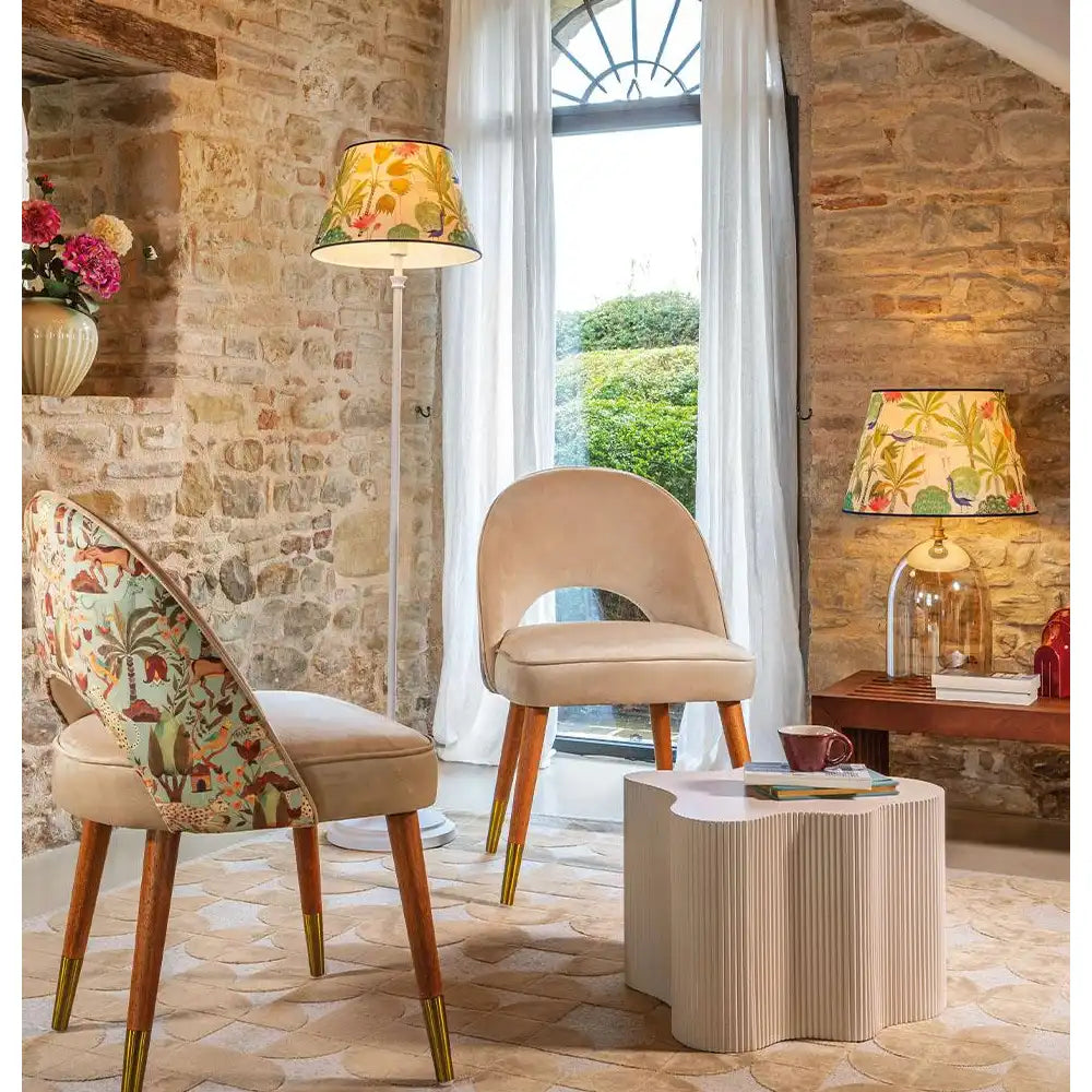 Base Lampada da Tavolo Vetro Ambra Design Moderno | L'Oca Nera