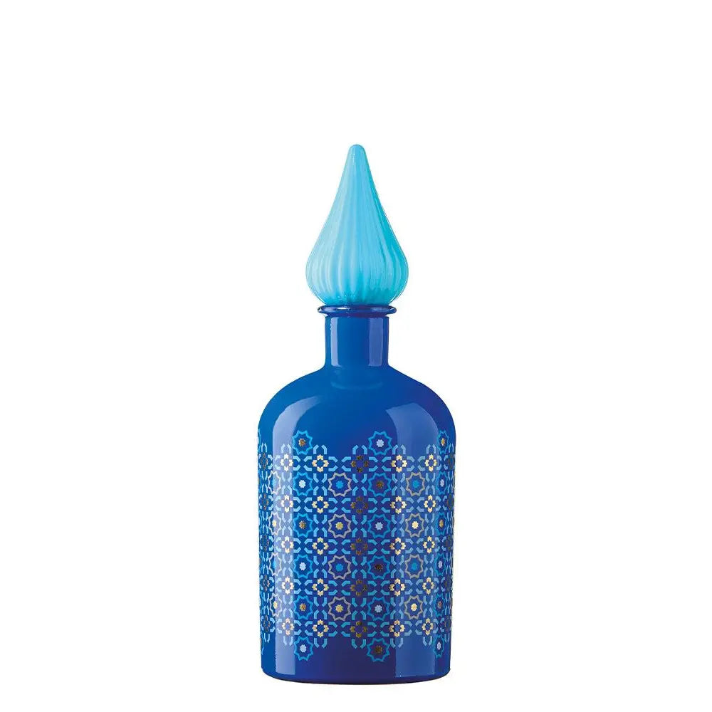 Bottiglia Decorativa Vetro Samarcanda Blu Oro 1L | L'Oca Nera