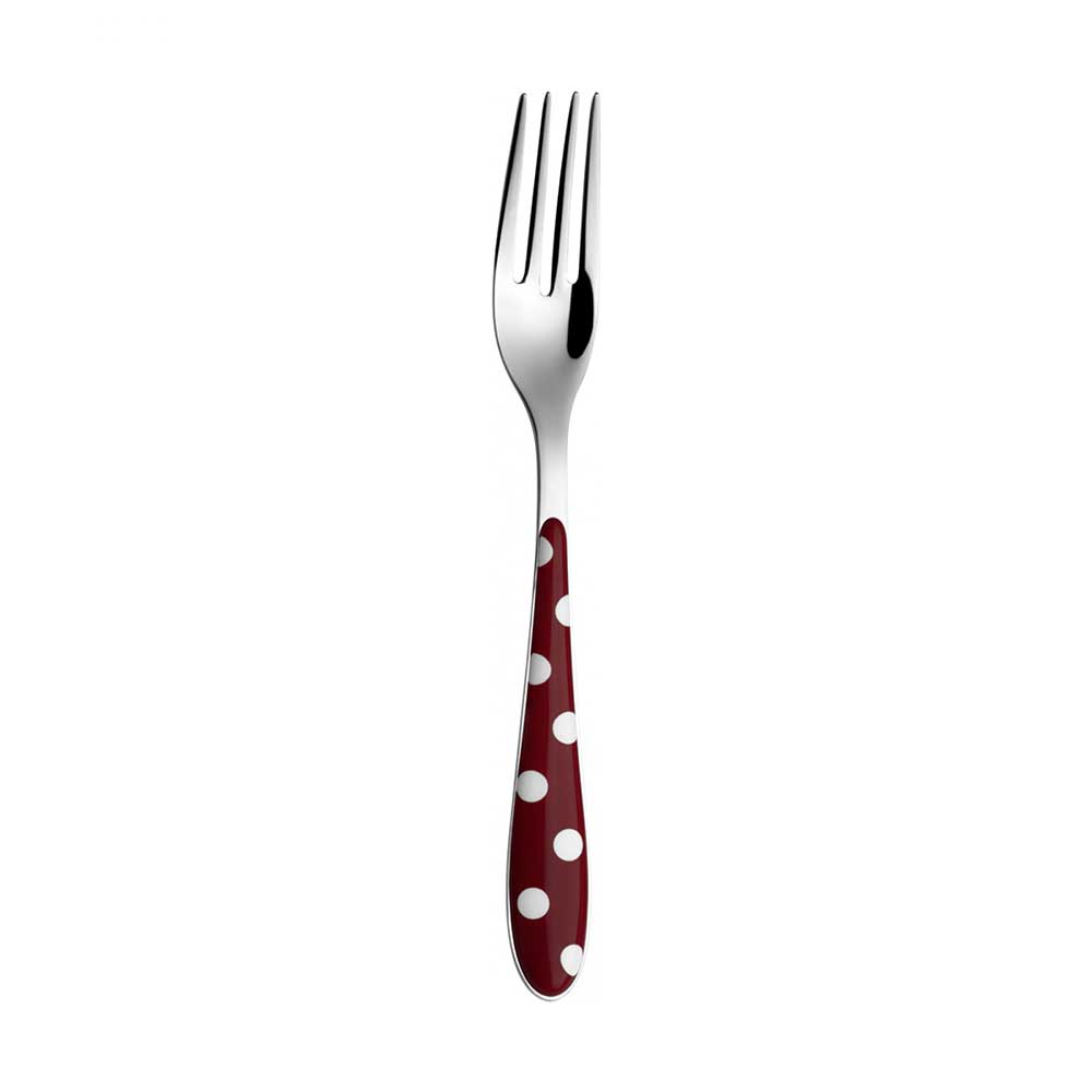 Bugatti fork Pois red garnet