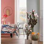 Cactus con Fiori Rosa Vaso Minimal 155cm | L'Oca Nera