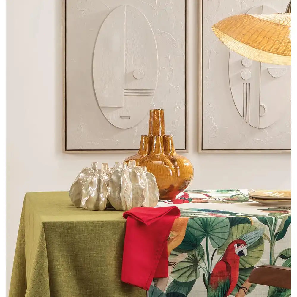 Centrotavola Gres Ispirazione Vegetazione Jungle | L'Oca Nera