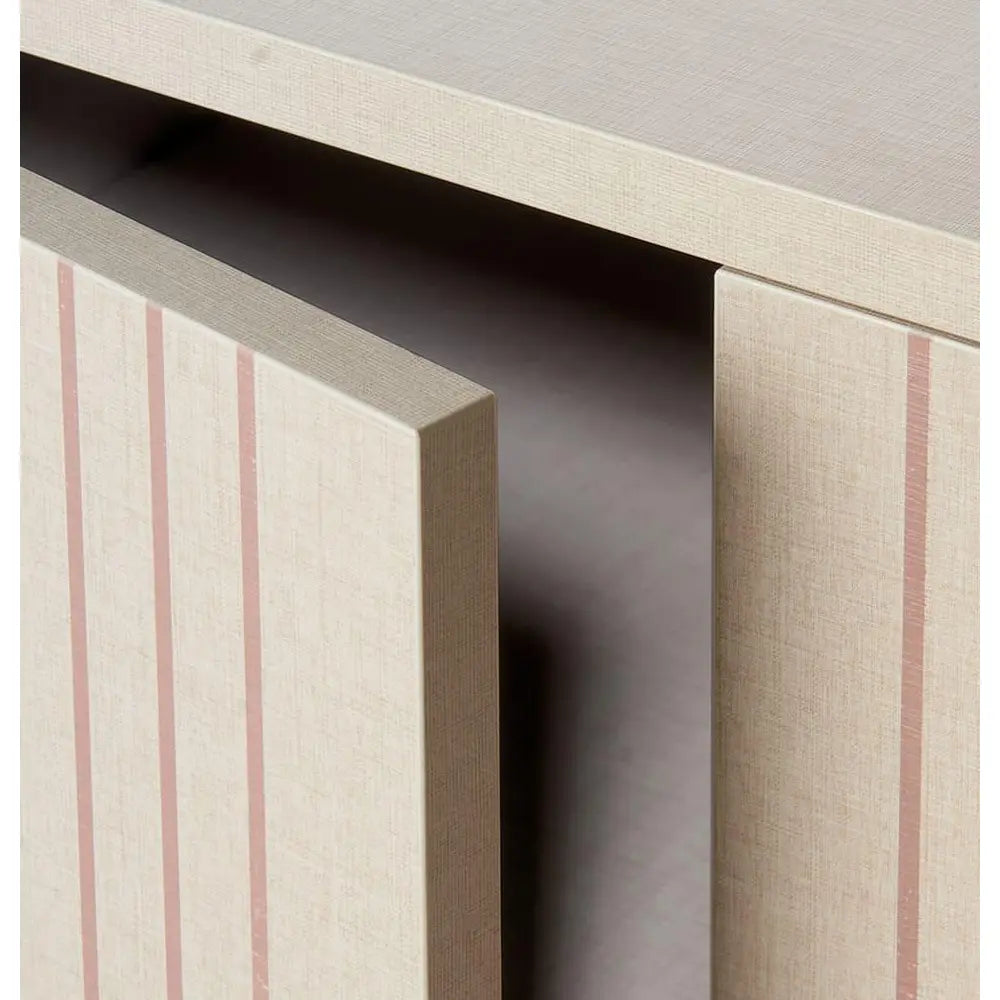 Consolle Ante Decoro Geometrico Tonalità Neutre | L'Oca Nera