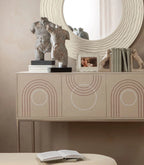 Consolle Ante Decoro Ramage Tonalità Neutre | L'Oca Nera