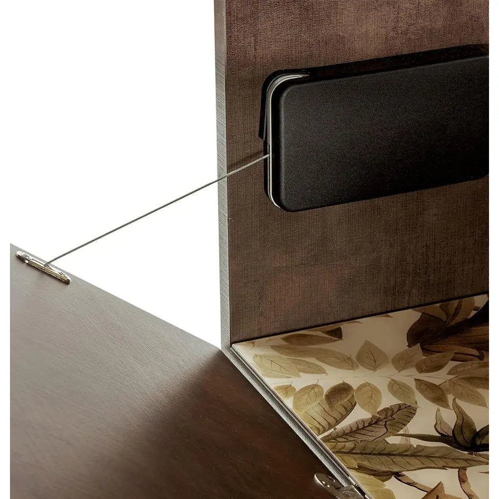 Consolle a Ribalta con Texture Diamantata e Decoro Jungle | L'Oca Nera