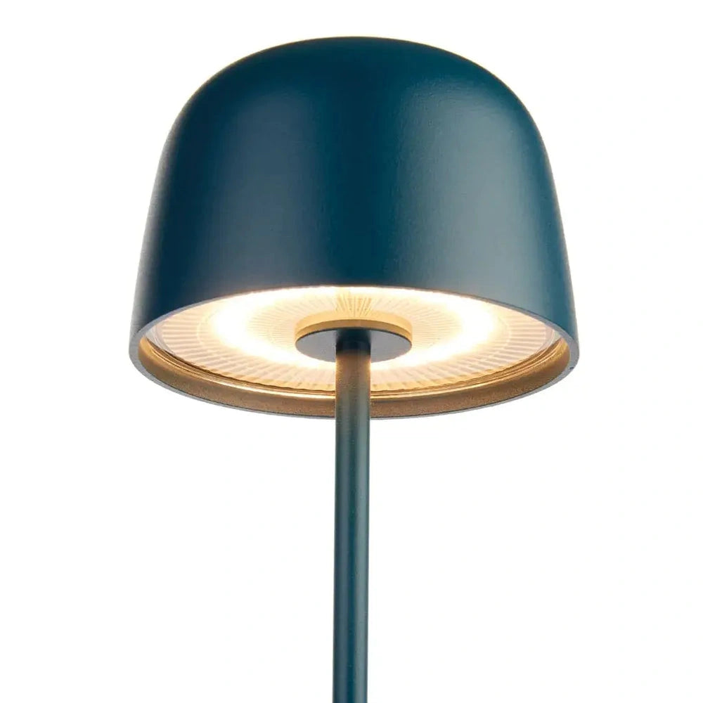 Lampada da Tavolo Ricaricabile Alba Ottanio Led | L'Oca Nera