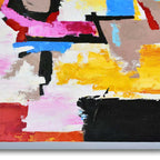 Quadro Astratto Volto Multicolore | Dipinto a Mano | ADM