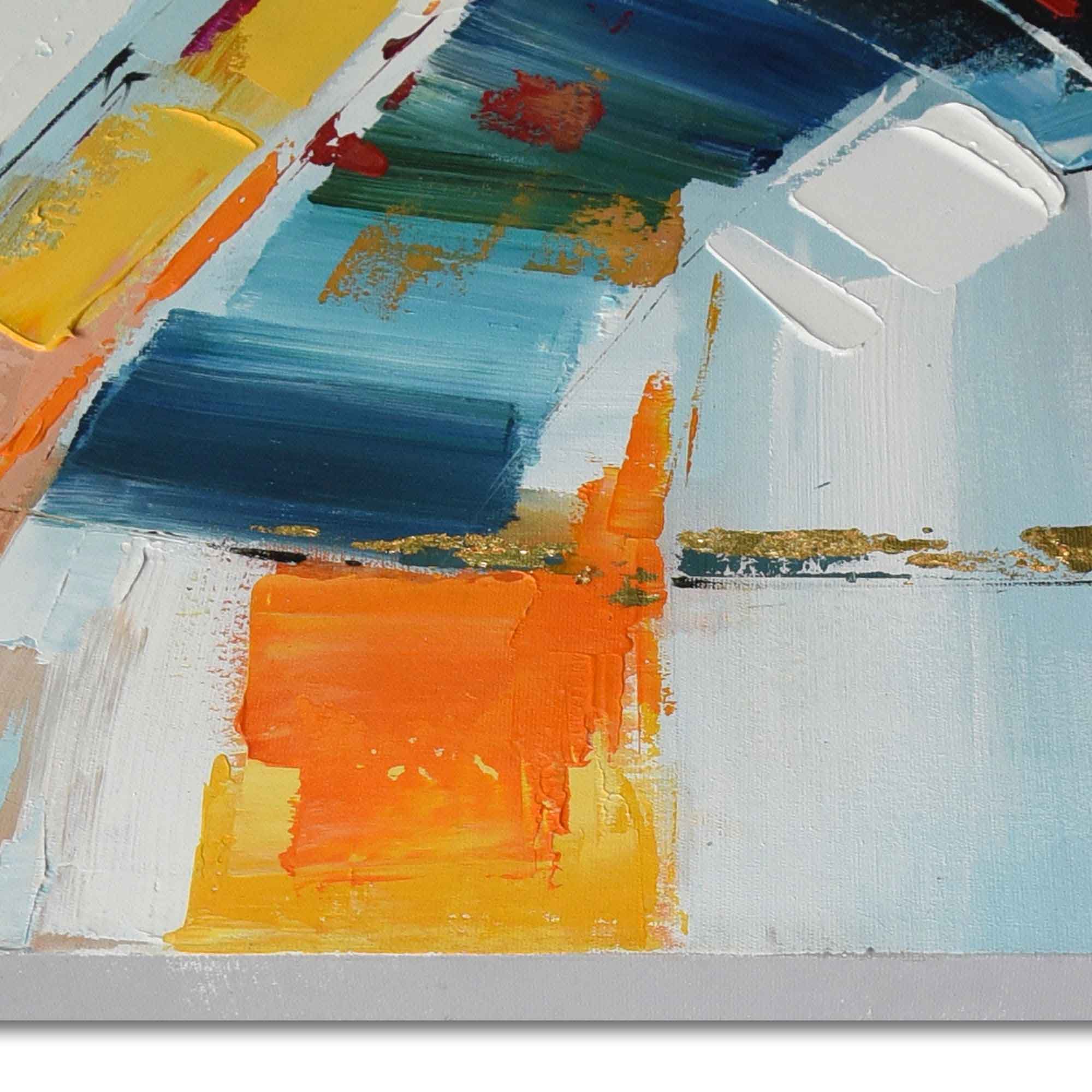 Quadro Astratto Materico Multicolore | Dipinto a Mano | ADM