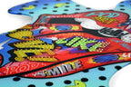 Pannello in Metacrilato Pop Art | Linguaccia con Strass | ADM