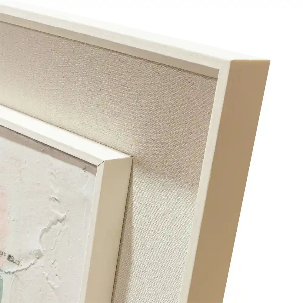 Blues 114x144 Quadro Astratto Moderno con Cornice e Passepartout | Agave