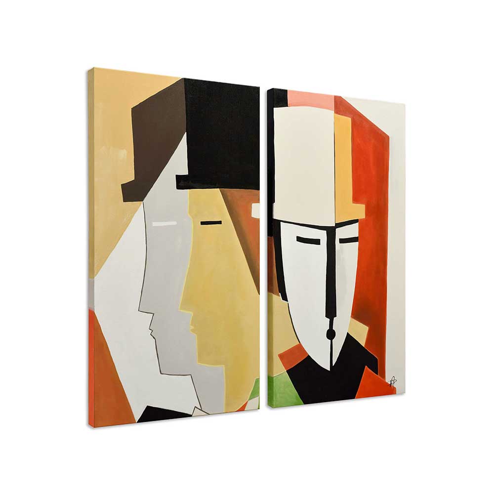 ADM Dipinto Visi Astratti Multicolore WF069X1