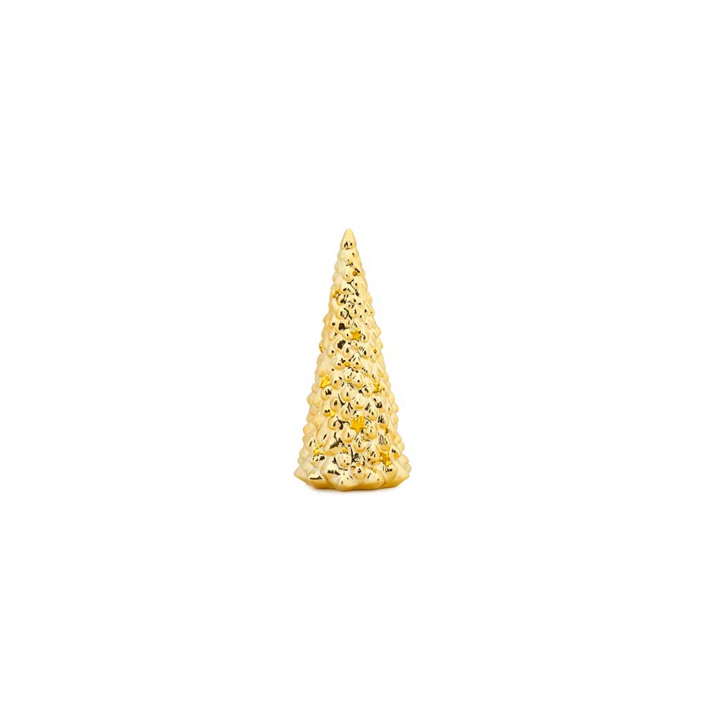 Fade Albero Natale Oro Cm 25 con Led