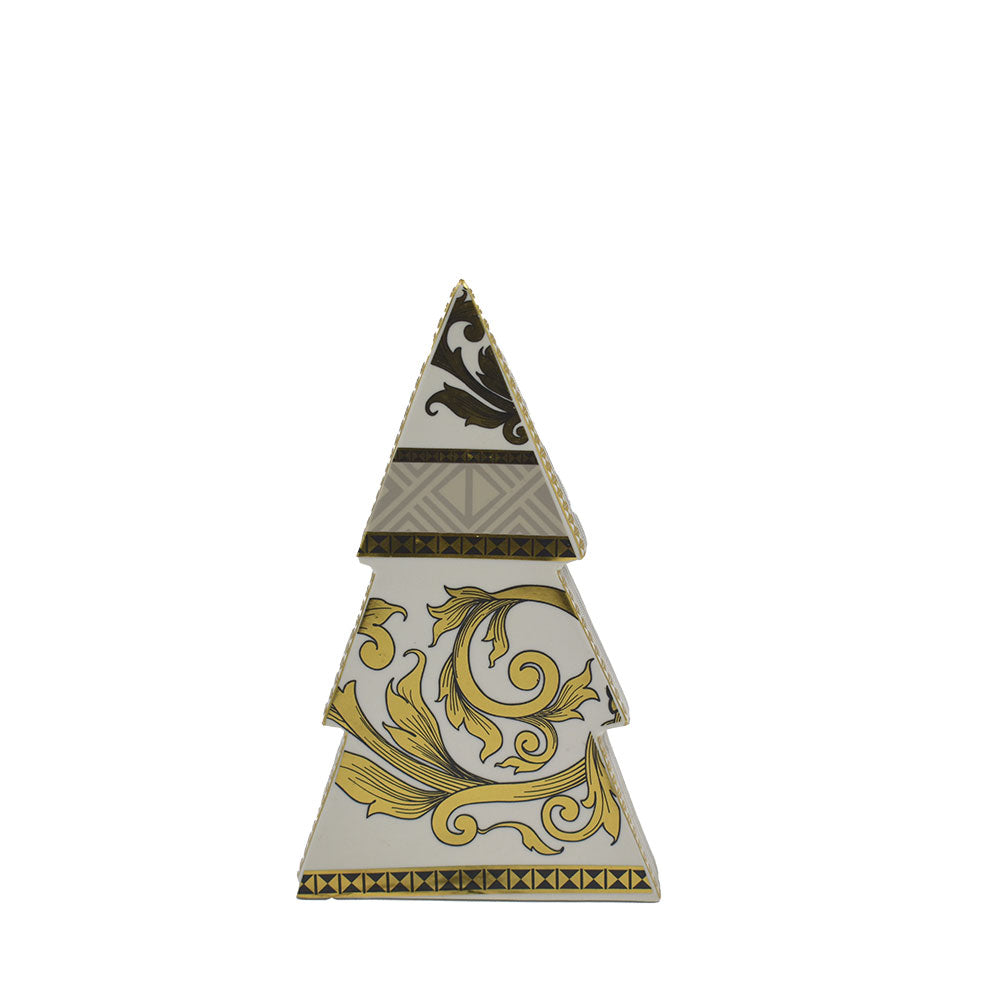 Fade Christmas Decoration Tree Ceramic Gold
