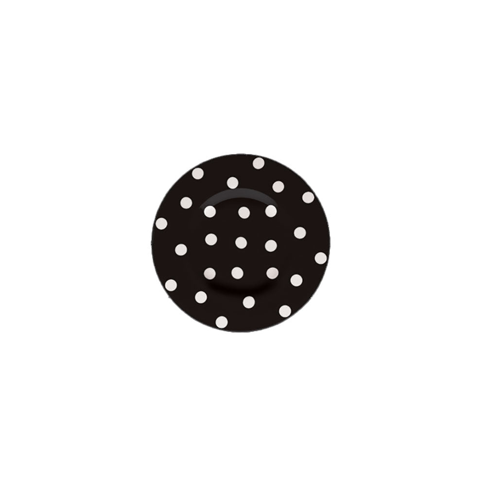 Freshness by Livellara Dessert Plate Ø 23 cm Dots Black