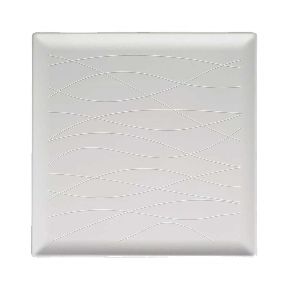 Galbiati Milano Tahiti Square Serving Plate 30.5×30.5 cm