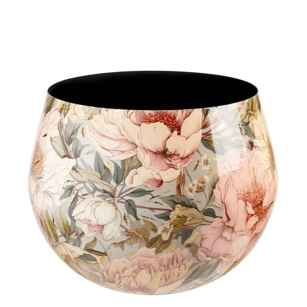 Giara Metallo Collo Ampio Decoro Floreale Fashion | L'Oca Nera