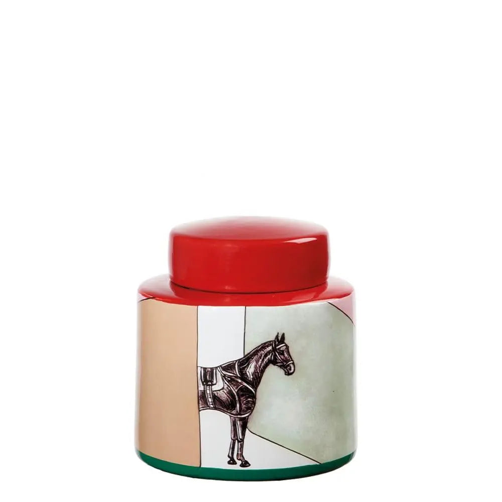 Giara Piccola Porcellana Fantasia Eclettica Contemporaneo | L'Oca Nera