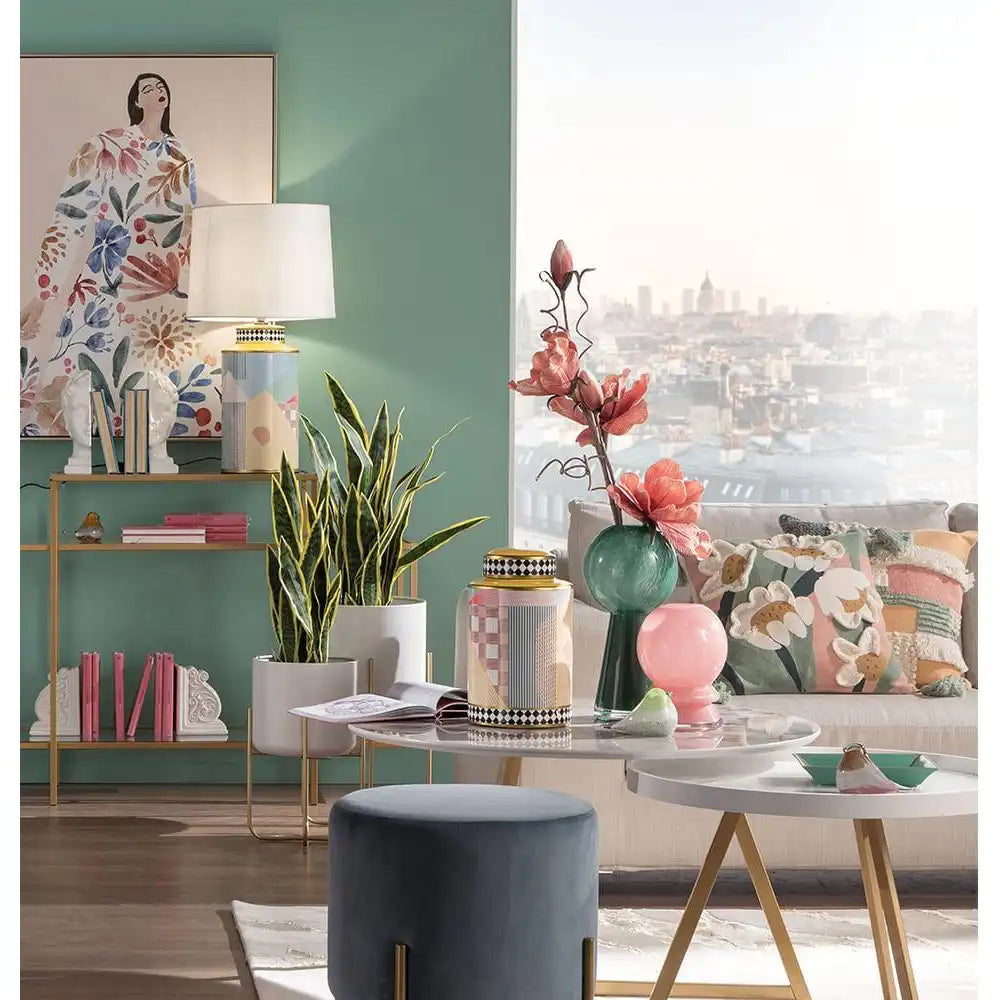 Giara Porcellana Fantasia Jungle Ispirazione Ethno Chic | L'Oca Nera