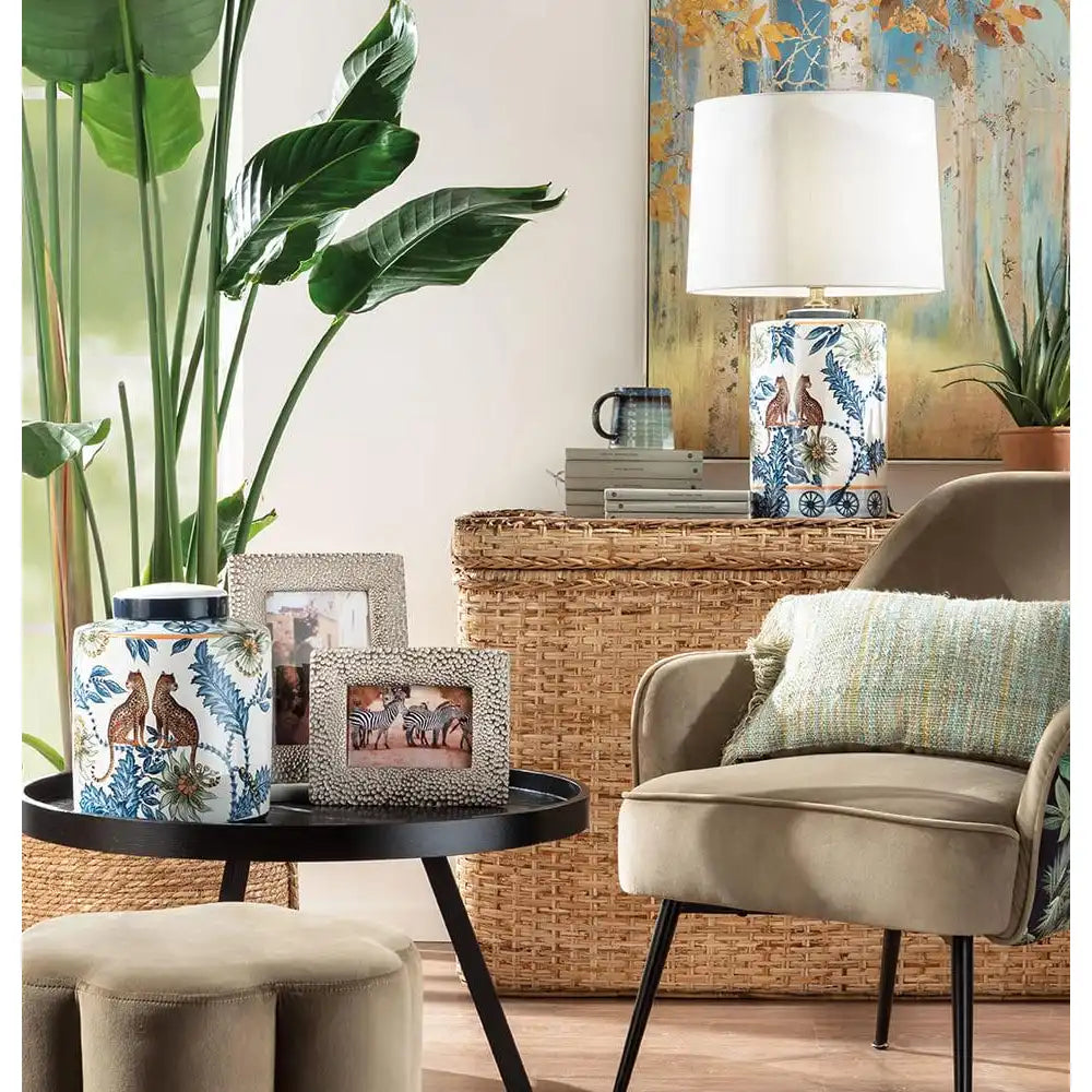 Giara Porcellana Fantasia Geometrica Variopinta Fashion | L'Oca Nera