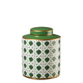 Giara Porcellana Fantasia Geometrica Oro Ethno Chic | L'Oca Nera