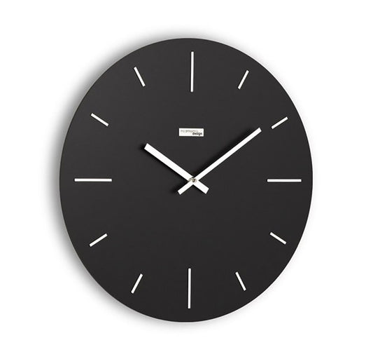 Incantesimo Design Orologio da Parete Omnia Nero