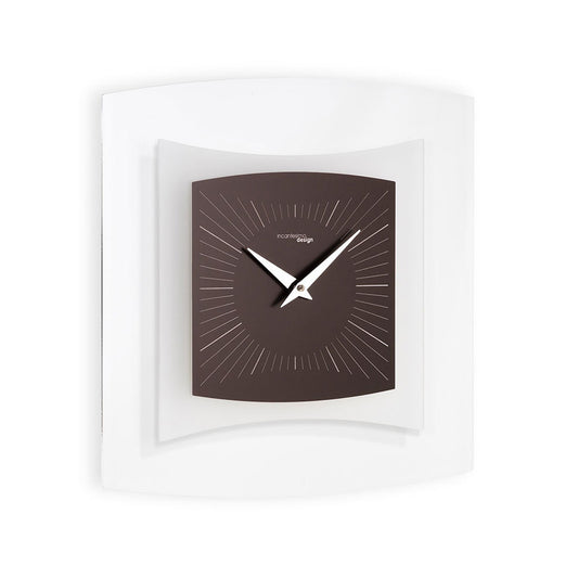 Incantesimo Design Orologio da Parete Quintus Cioccolato