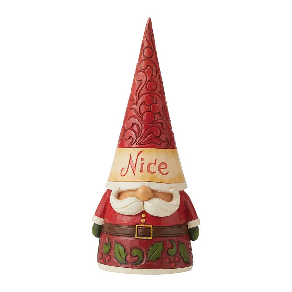 Jim Shore Heartwood Creek Gnome Nice and Bad Two Sides