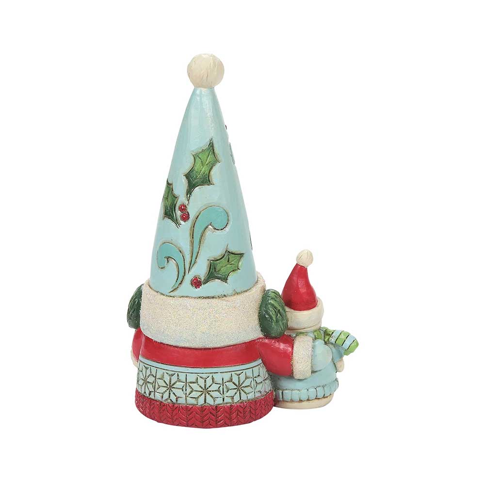 Jim Shore Heartwood Creek Gnome with Snowman
