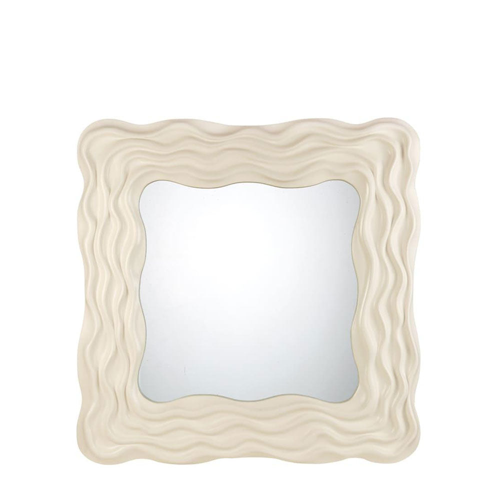 L'Oca Nera Specchiera Quadrata Materica 1J207 - Design Iconico