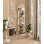 L'Oca Nera Cache-Pot Basso Effetto Materico Modern Country Art. 1S134