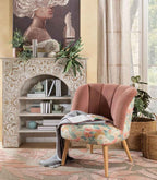The Black Goose Decorative Fireplace with Shelves 1J186
