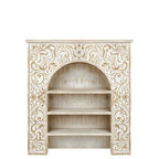 The Black Goose Decorative Fireplace with Shelves 1J186