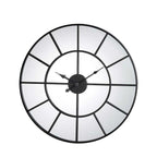 The Black Goose Wall Clock Mirror and Metal 1F170