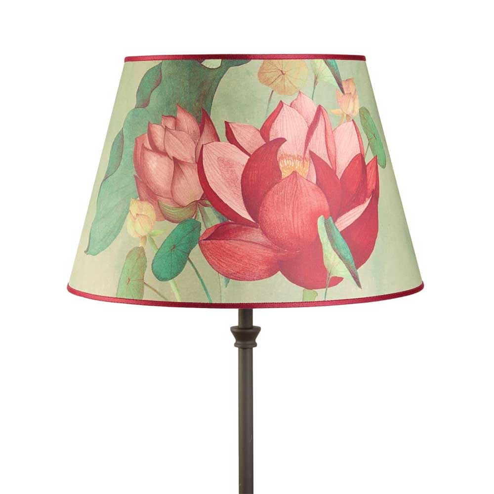 The Black Goose Conical Lampshade Water Lily