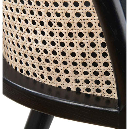 The Black Goose Wooden and Straw Armchair 1A133