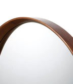 L'Oca Nera Specchiera Tonda in Legno, Eleganza Essenziale 1J209