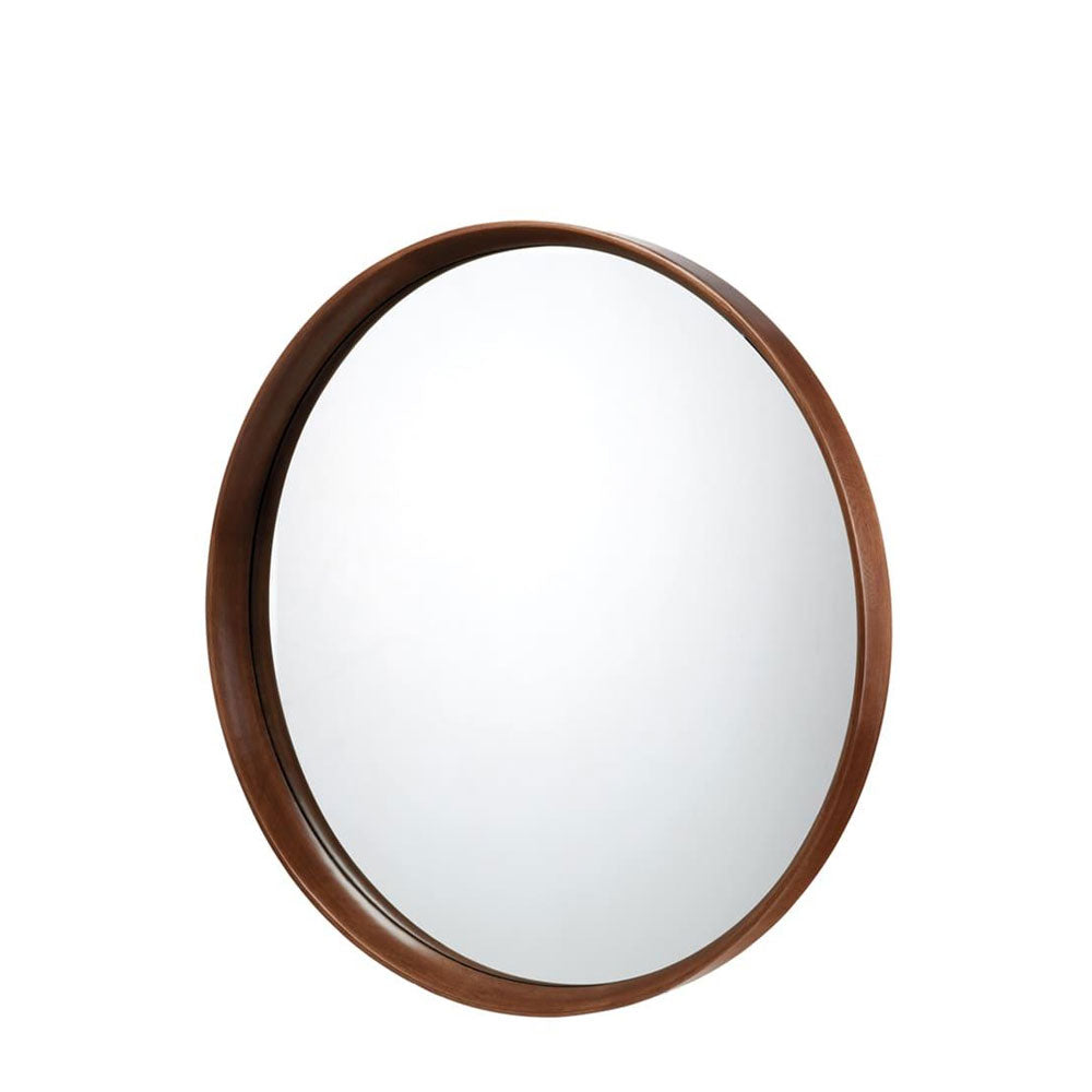 L'Oca Nera Specchiera Tonda in Legno, Eleganza Essenziale 1J209
