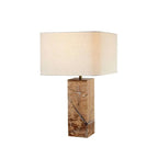 Lampada da Tavolo in Marmo e Lino Neo Classic | L'Oca Nera