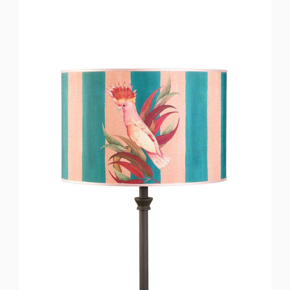 The Black Goose Cylindrical Cockatoo Lampshade