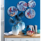 L'Oca Nera Piatti Decorativi Da Parete Male' - Set 4 pz