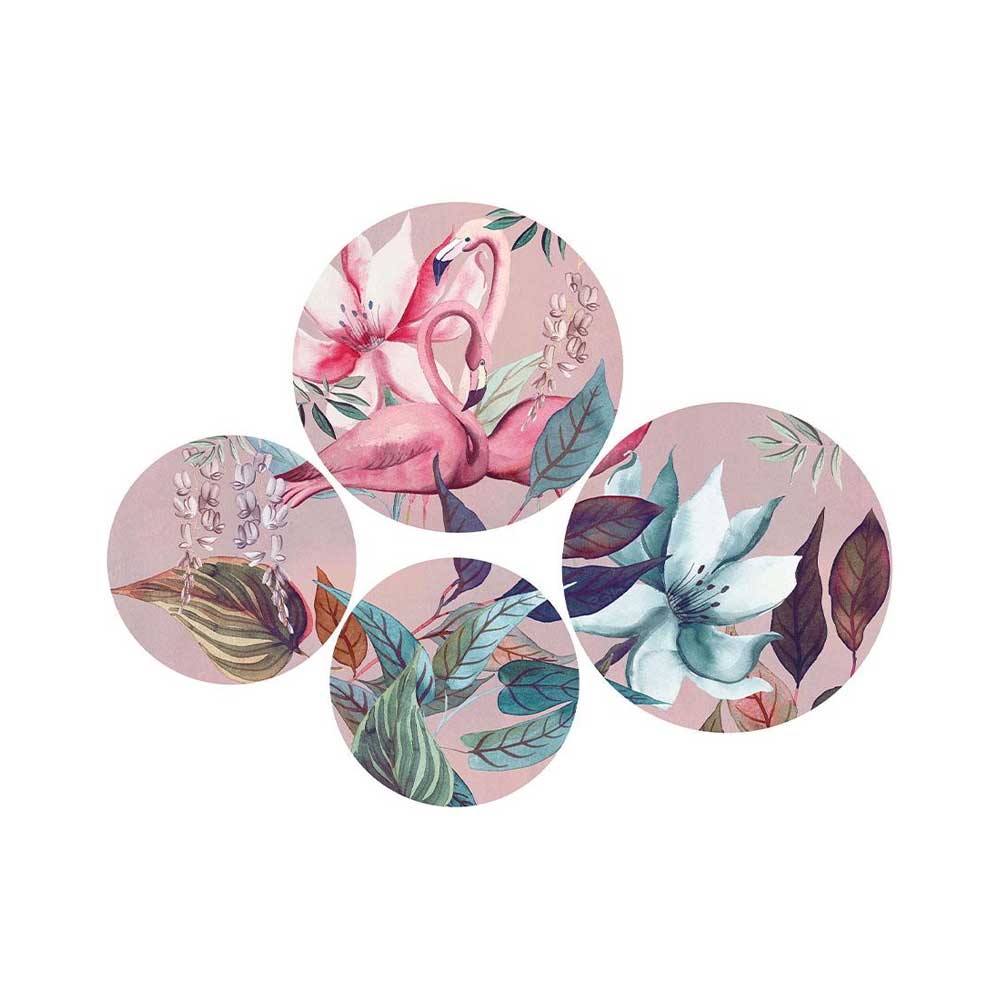 L'Oca Nera Piatti Decorativi Da Parete Nassau - Set 4 pz