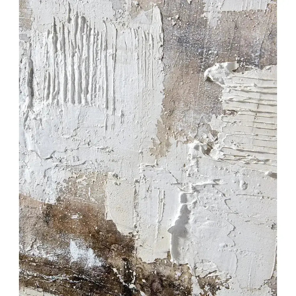 Quadro Moderno Astratto Colori Neutri in Acrilico | L'Oca Nera