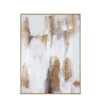 Quadro Moderno Astratto con Foglia Oro Stile Neo Classic | L'Oca Nera