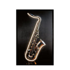 Quadro LED con Cornice Soggetto Chitarra Stile Pop | L'Oca Nera