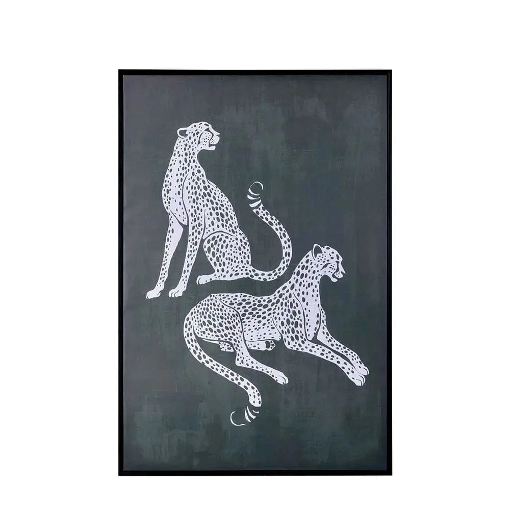 Quadro Moderno Coppia di Felini in Bianco e Nero | L'Oca Nera