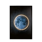 Quadro LED con Cornice Soggetto Luna Stile Urban | L'Oca Nera