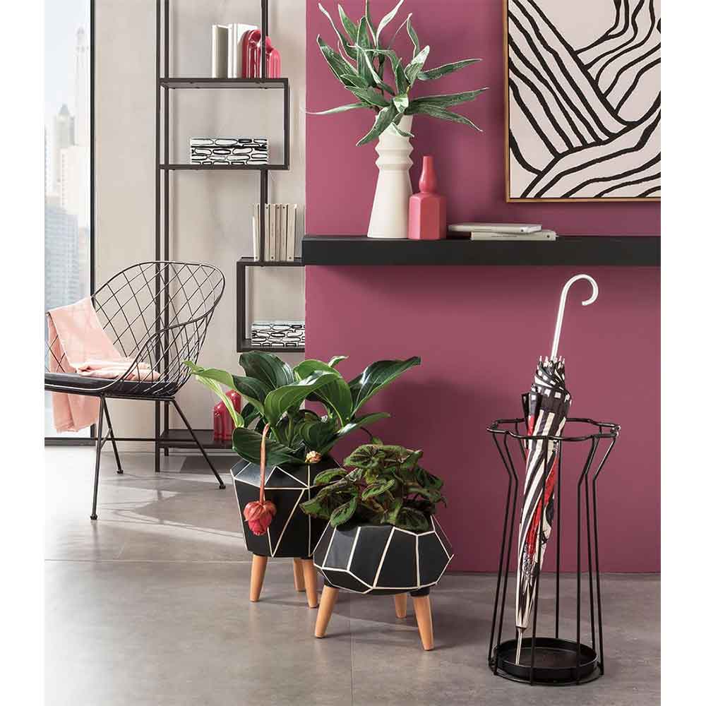 L'oca Nera Cache Pot Alto Ceramica Urban 1S141