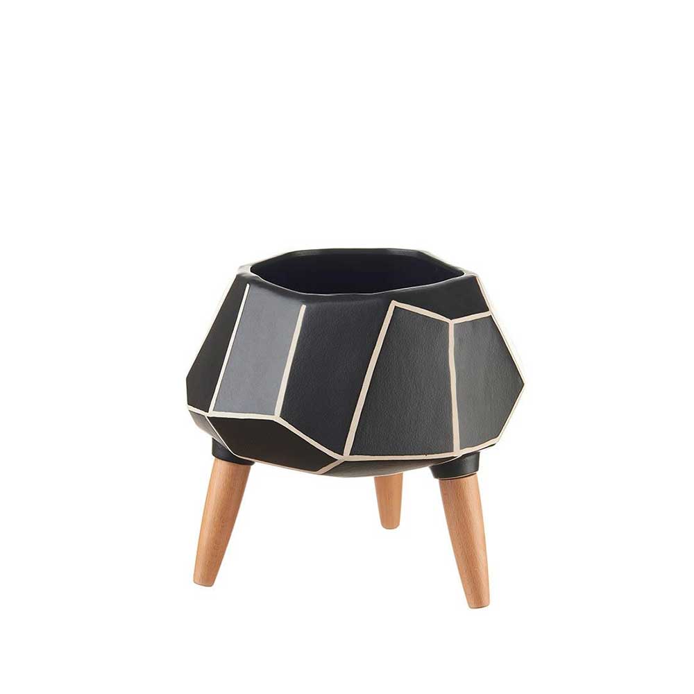 L'oca Nera Cache Pot Basso Ceramica Urban 1S140